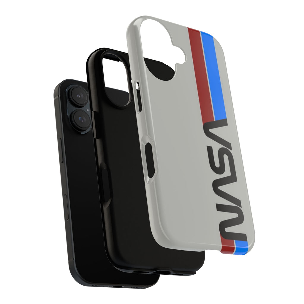 NASA Retro Stripes Logo iPhone Tough Cases