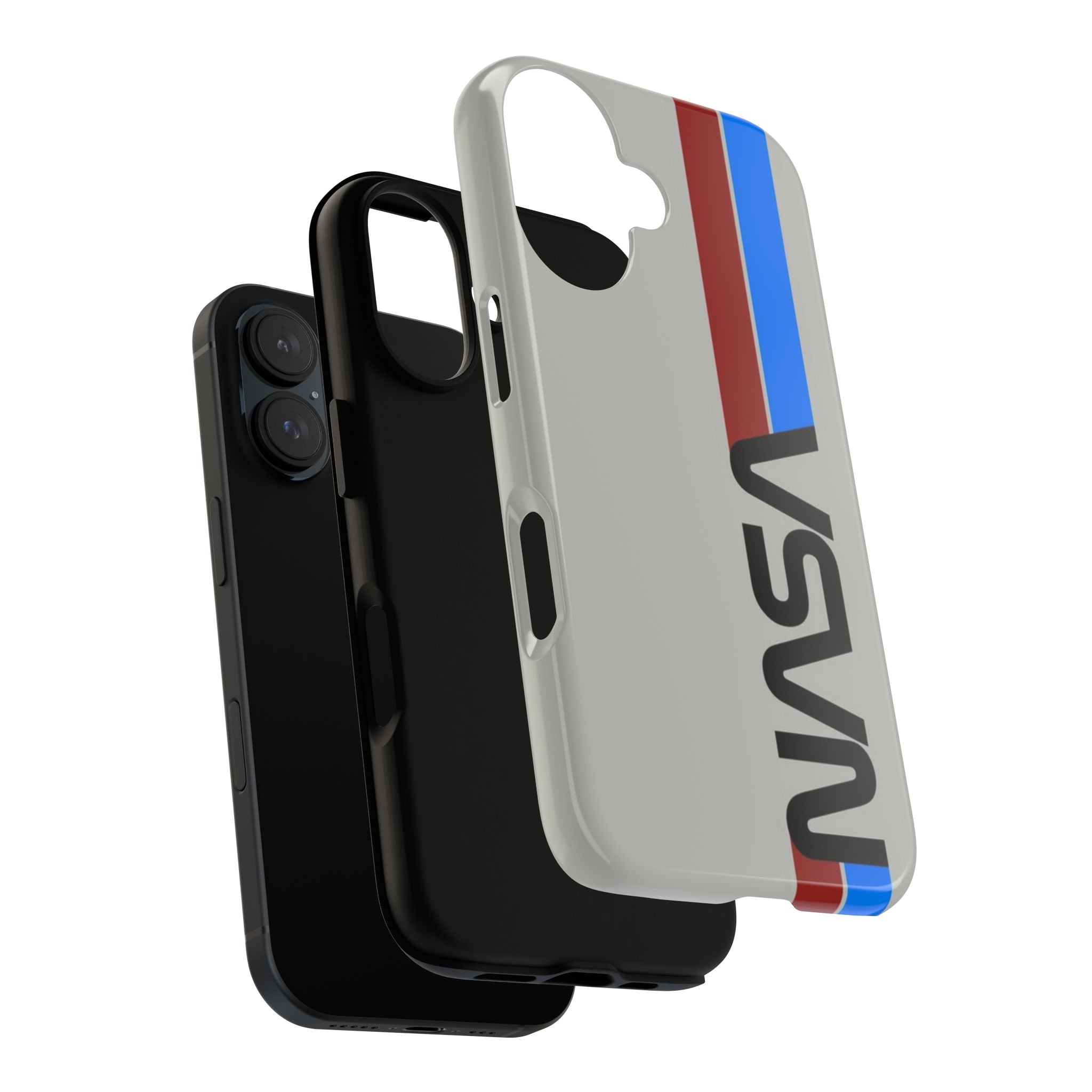 NASA Retro Stripes Logo iPhone Tough Cases