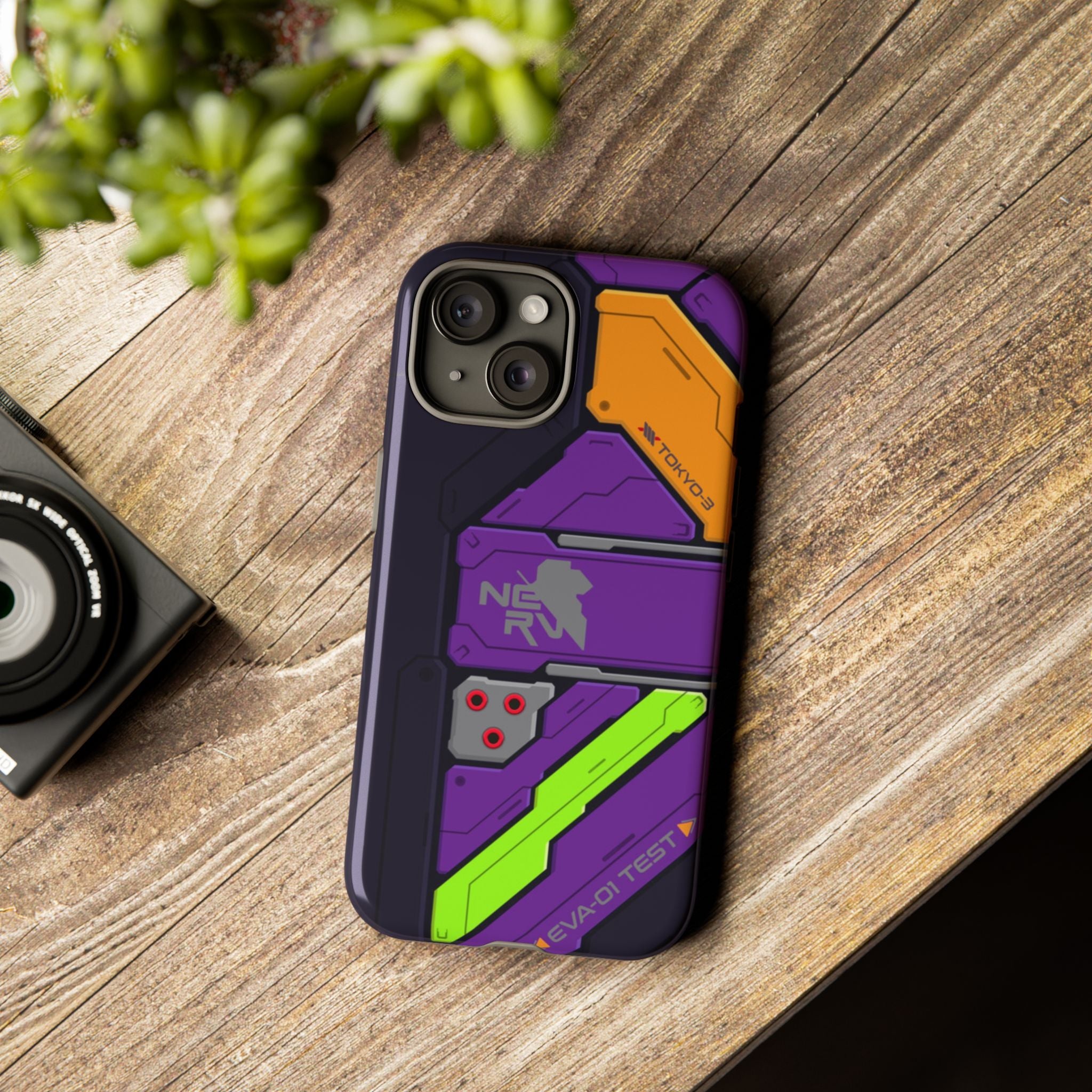 Evangelion EVA Unit 01 V2 Panel iPhone Tough Cases