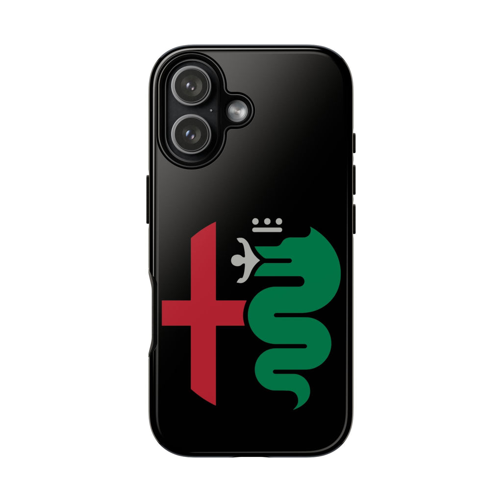 Alfa Romeo Red Green Minimalist iPhone Tough Cases