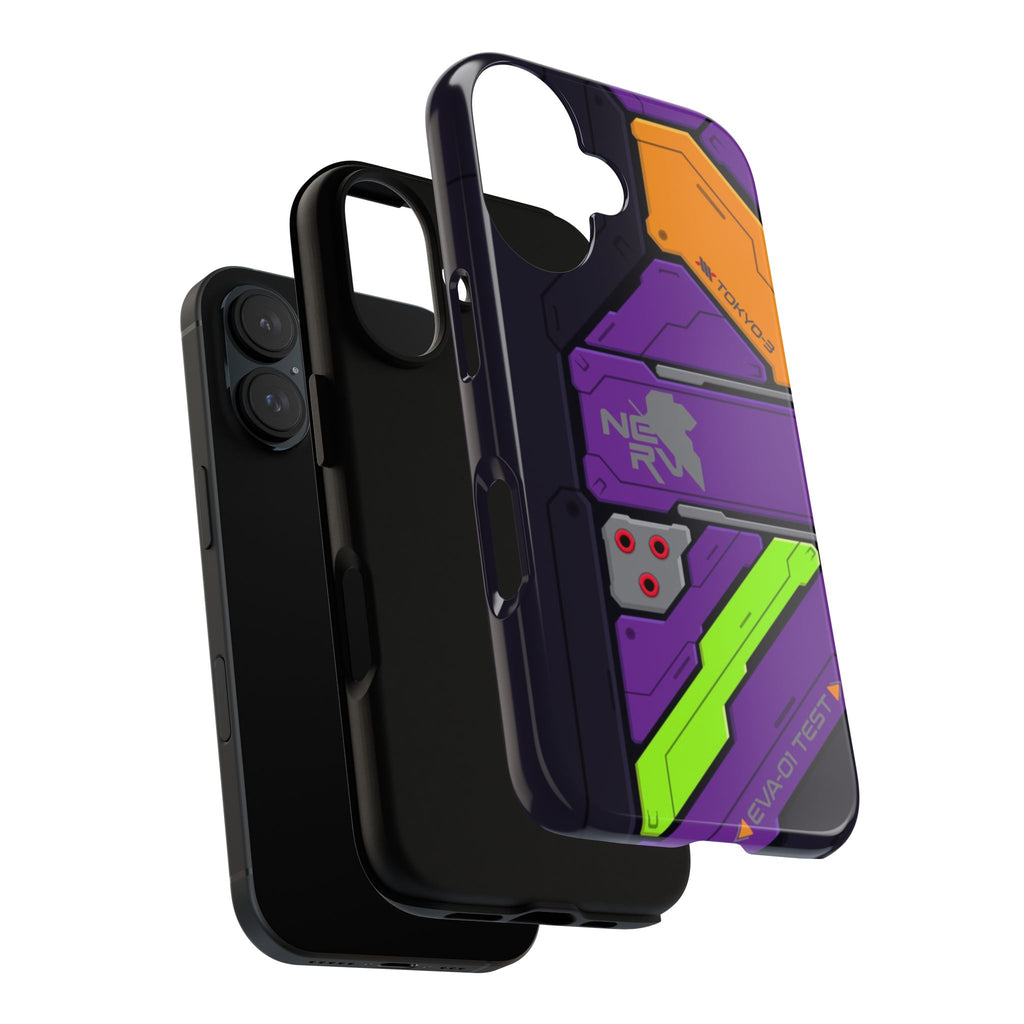 Evangelion EVA Unit 01 V2 Panel iPhone Tough Cases