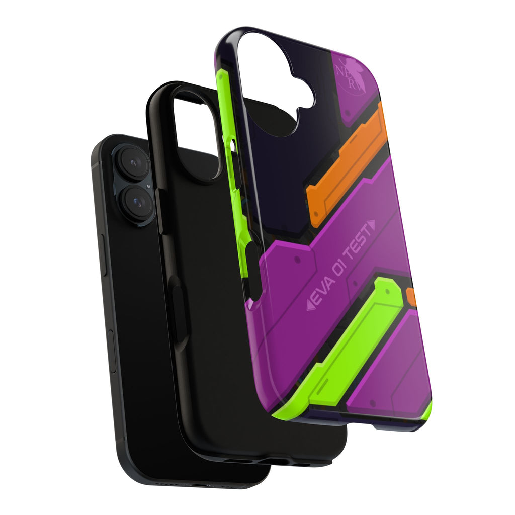 Evangelion EVA Unit 01 Panel iPhone Tough Cases