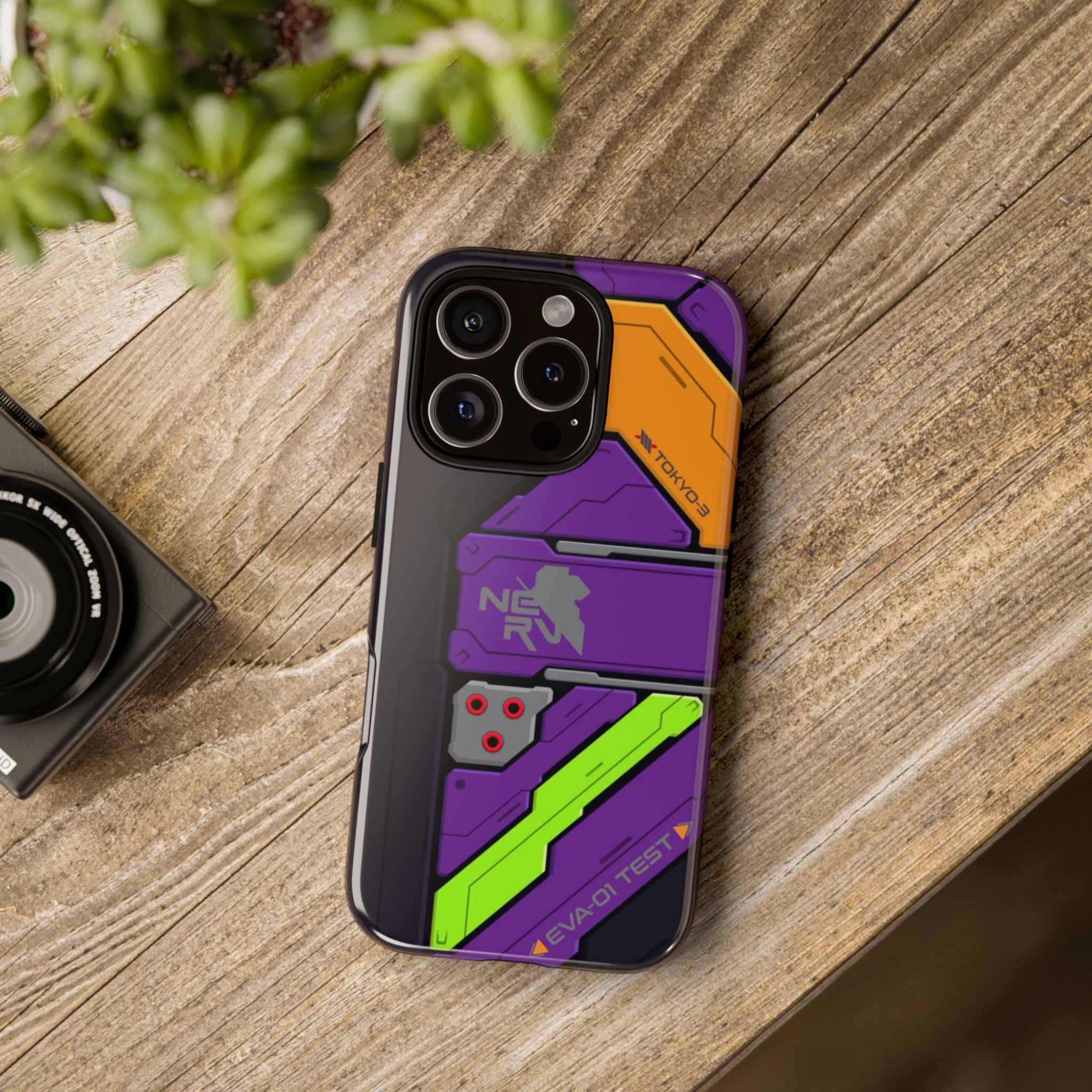 Evangelion EVA Unit 01 V2 Panel iPhone Tough Cases