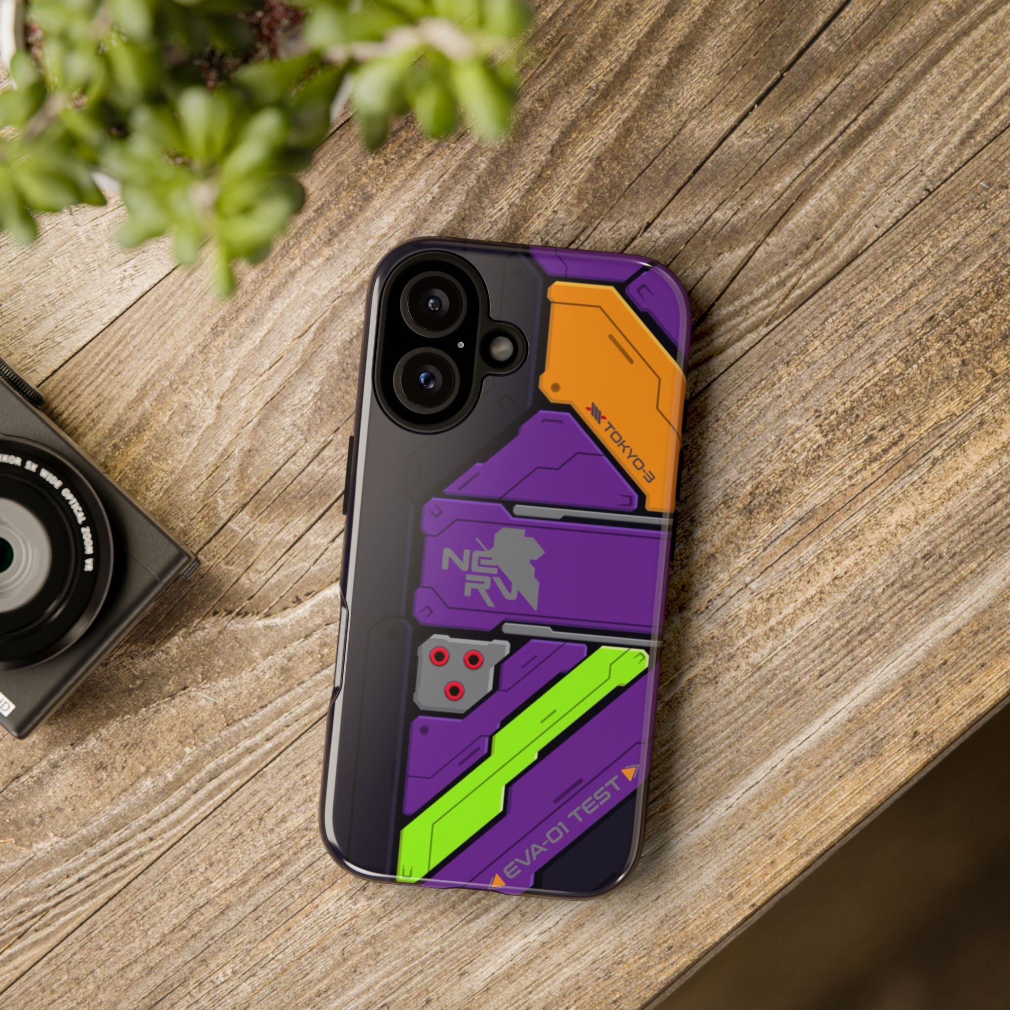 Evangelion EVA Unit 01 V2 Panel iPhone Tough Cases