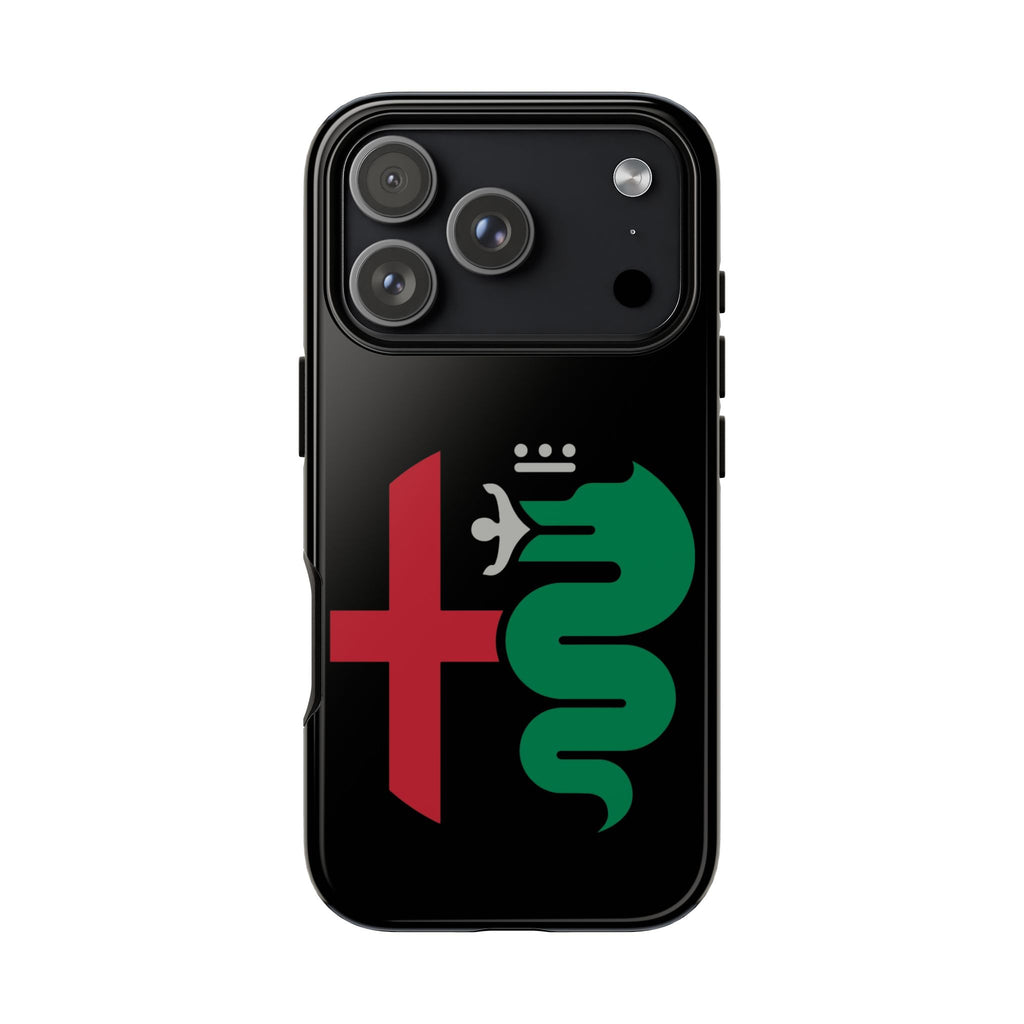 Alfa Romeo Red Green Minimalist iPhone Tough Cases