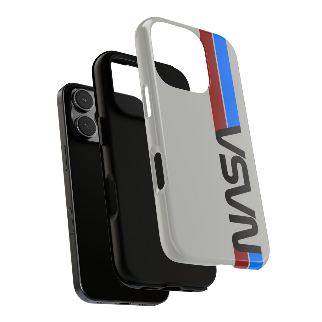 NASA Retro Stripes Logo iPhone Tough Cases