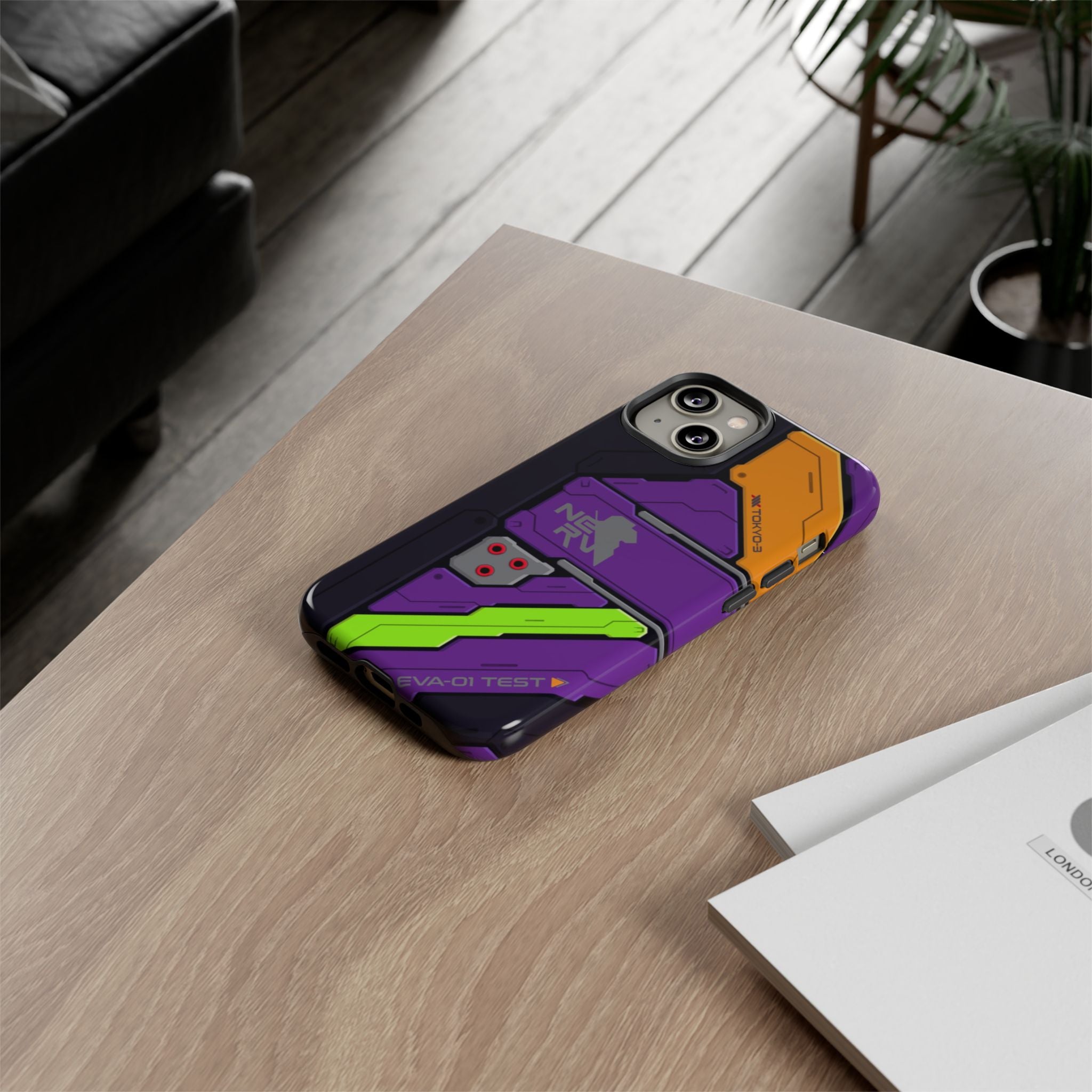 Evangelion EVA Unit 01 V2 Panel iPhone Tough Cases