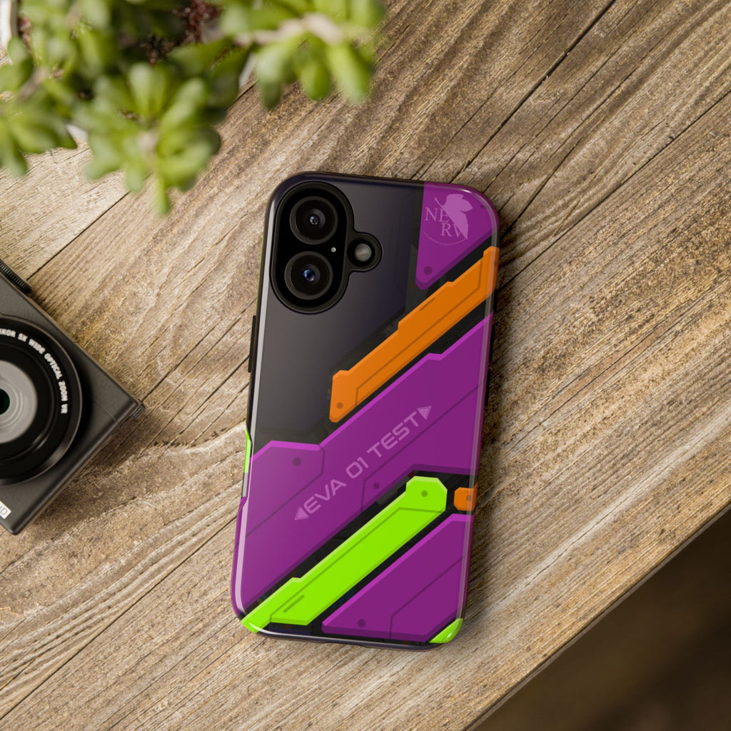 Evangelion EVA Unit 01 Panel iPhone Tough Cases