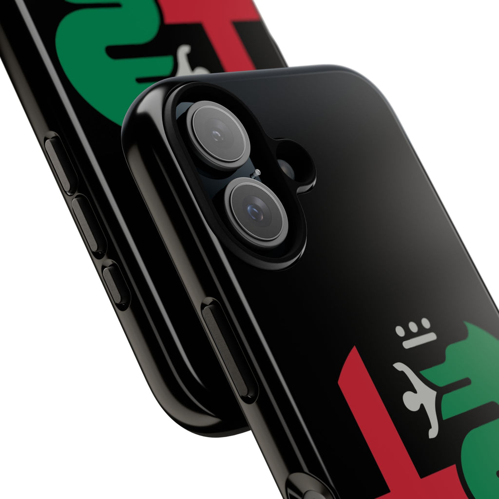 Alfa Romeo Red Green Minimalist iPhone Tough Cases
