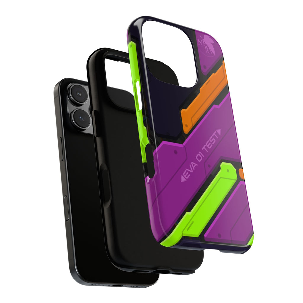 Evangelion EVA Unit 01 Panel iPhone Tough Cases