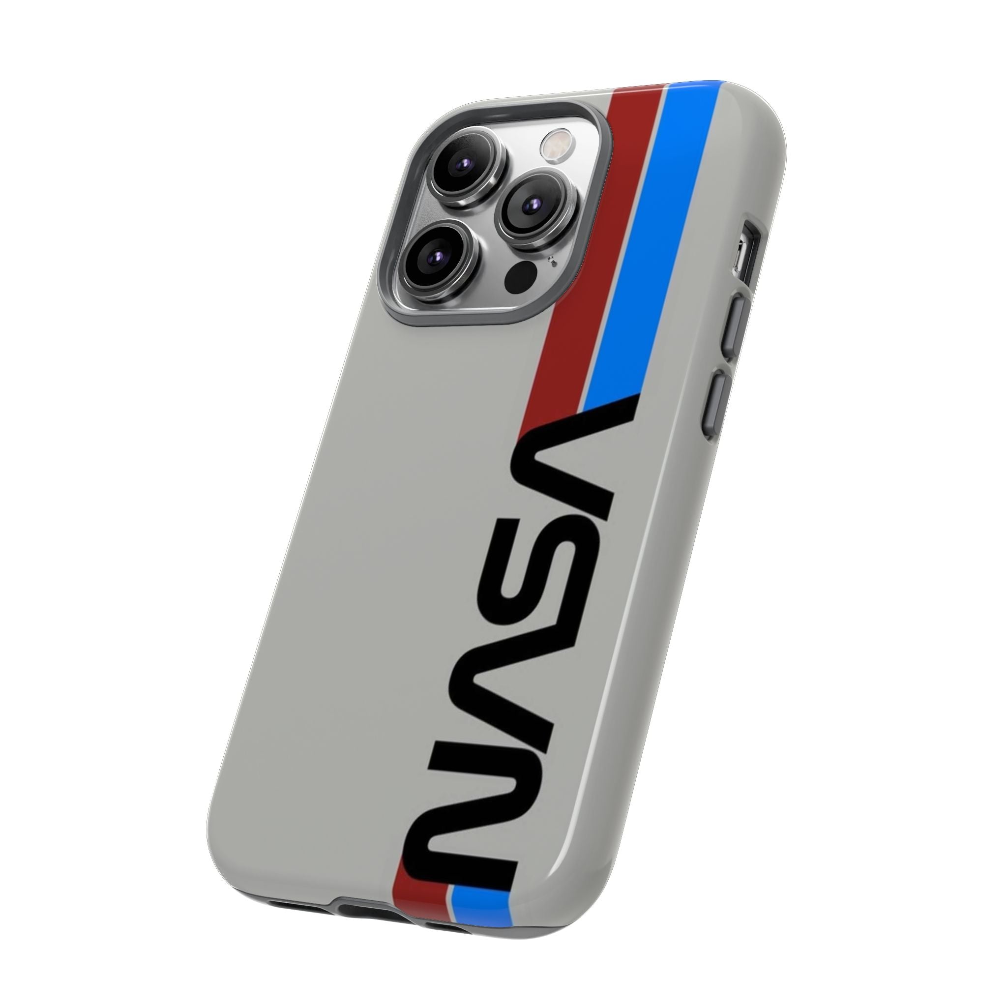 NASA Retro Stripes Logo iPhone Tough Cases