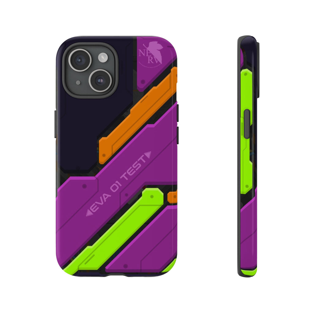 Evangelion EVA Unit 01 Panel iPhone Tough Cases