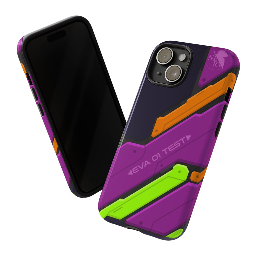 Evangelion EVA Unit 01 Panel iPhone Tough Cases