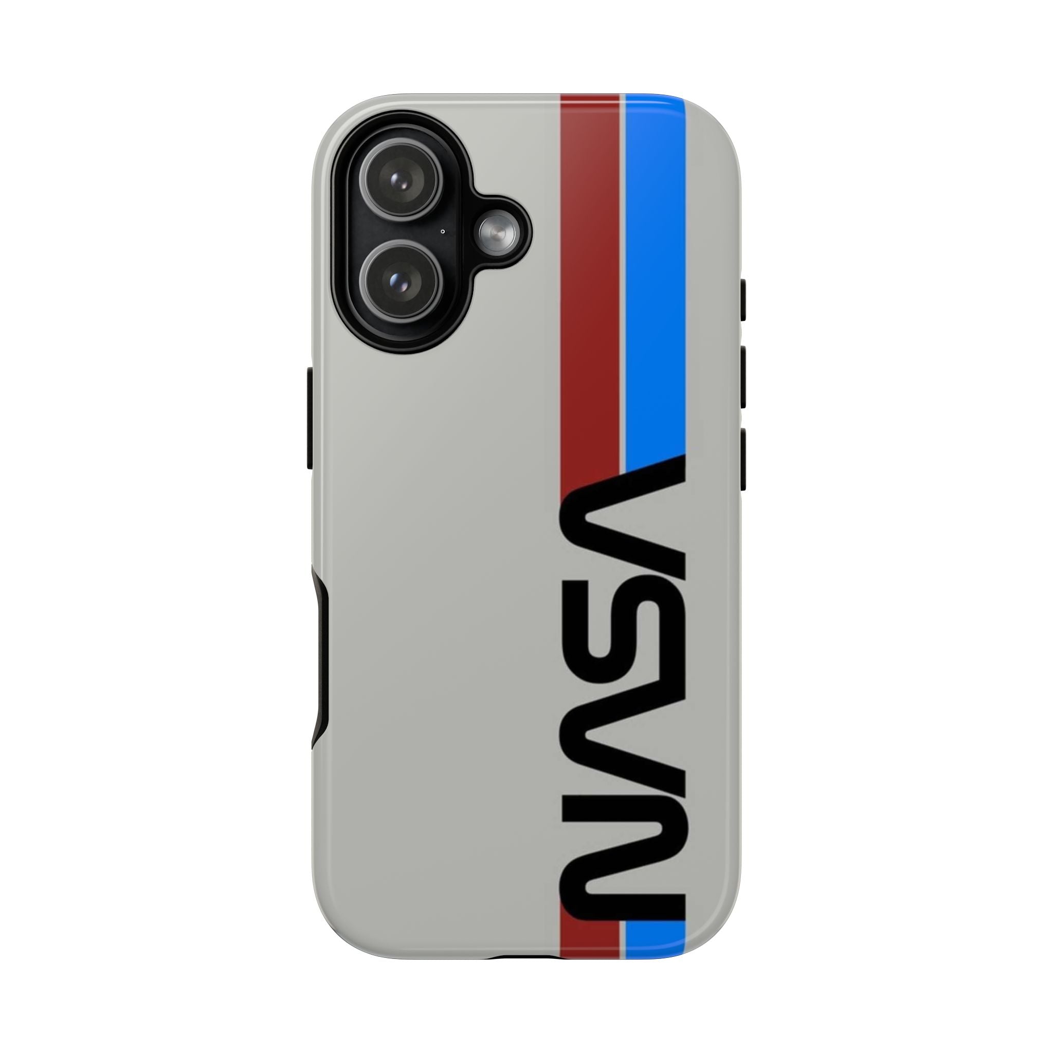 NASA Retro Stripes Logo iPhone Tough Cases