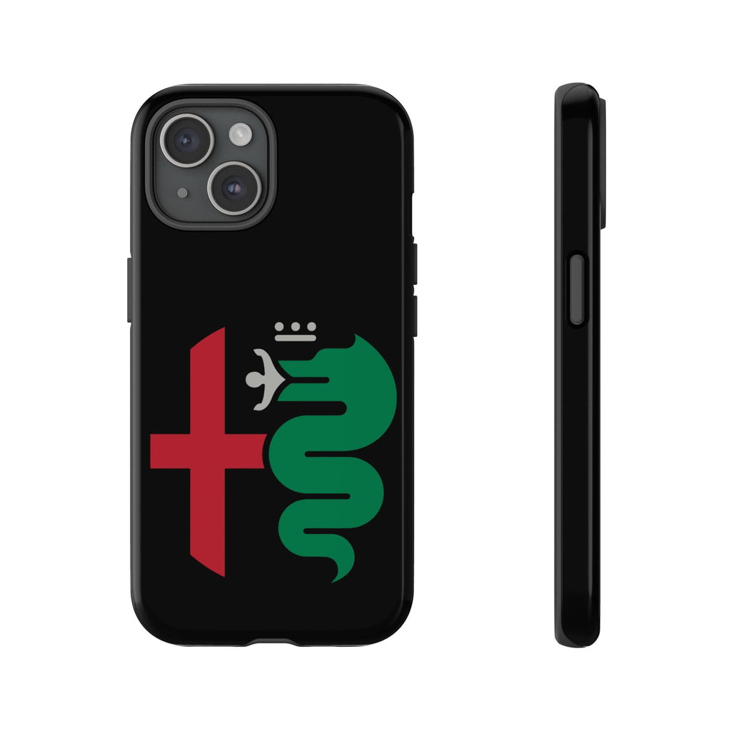 Alfa Romeo Red Green Minimalist iPhone Tough Cases
