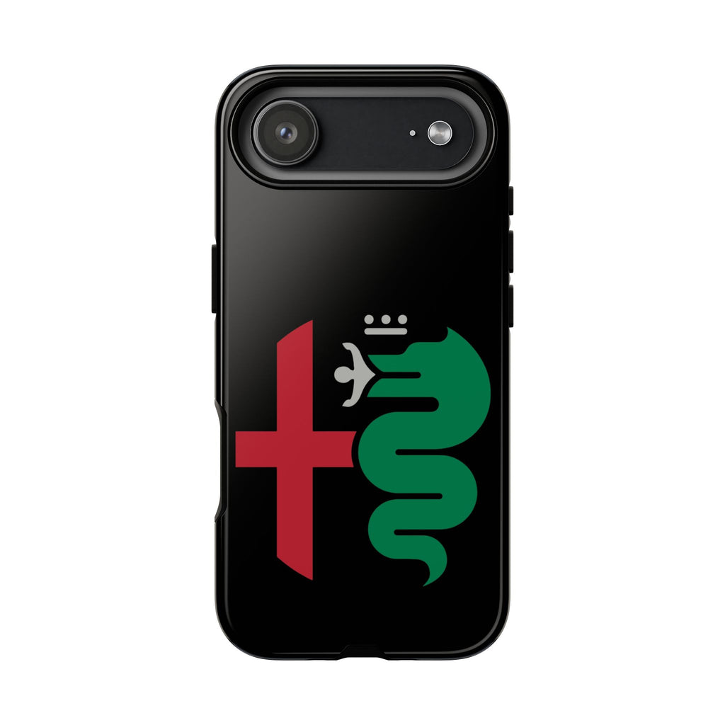 Alfa Romeo Red Green Minimalist iPhone Tough Cases