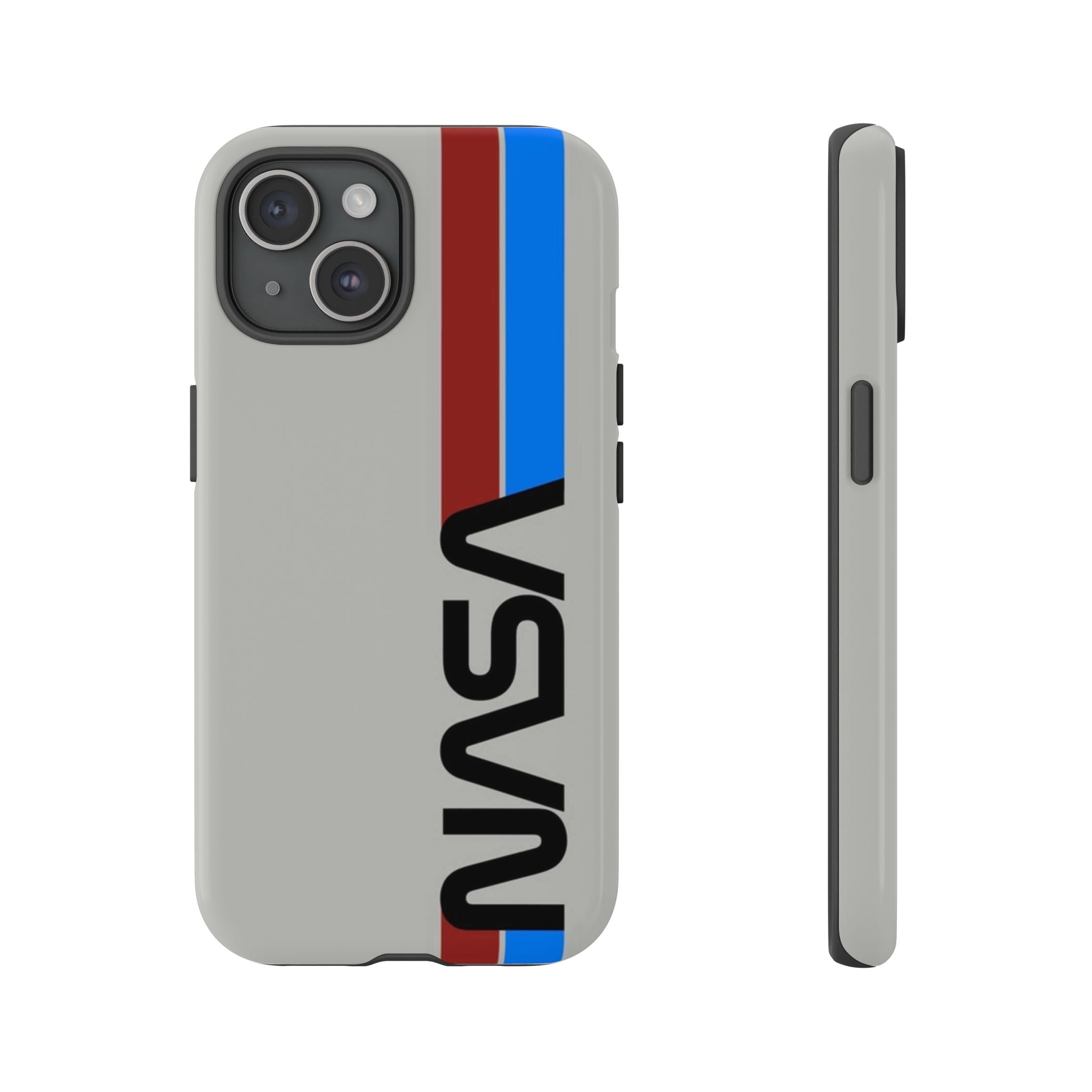 NASA Retro Stripes Logo iPhone Tough Cases